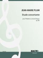 Etude concertante for organ or pedal piano op.88 