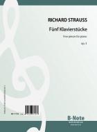 Five pieces for piano op.3 