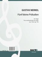 Five small preludes for organ from op.156 