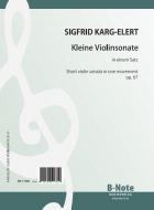 Short violin sonata in one movement op.67 