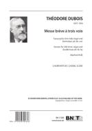 Messe brève à 3 voix (choral score) 