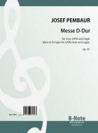 Mass in D major for SATB choir and organ (piano) op.25 