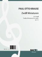 Miniatures for organ op. 13 