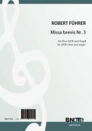 Missa brevis Nr. 3 for SATB choir and organ ad. lib. 