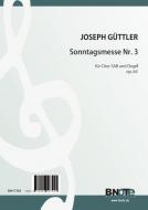 Sunday's mass Nr. 3 for SAB choir and organ (piano) op.64 