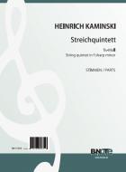 String quintet in f sharp minor (parts) 