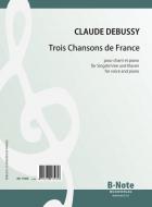 Trois Chansons de France for voice and piano 