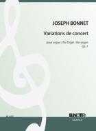 Variations de Concert for organ op.1 