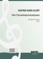 Four chorale improvisations for organ W16 