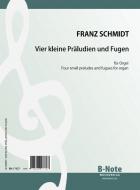 Four small preludes and fugues for organ 