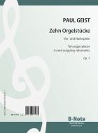 Ten organ pieces (pre- and postludes) op.1 