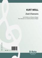 Two chansons on words by Maurice Magre 