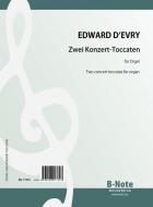 Two concert toccatas for organ 