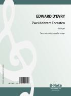 Two concert toccatas for organ 
