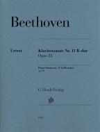 Piano Sonata no. 11 B flat major op. 22 