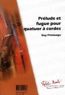 Prelude Et Fugue Pour Quatuor A Cordes 