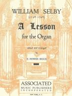 Lesson for the Organ 