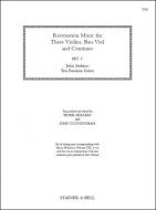 Restoration Music for Three Violins Set 1 