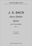 Opere Dubbie e Spurie Per Clavicembalo 1 