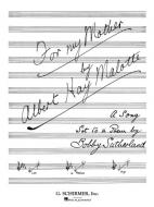 For My Mother Medium Voice and Piano 