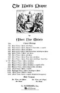 The Lord's Prayer 