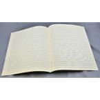 Notenpapier Quart-Format hoch (27x34) 26 Systeme 