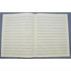 Notenpapier Quart-Format hoch (27x34) 14 Systeme 