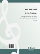 Six songs for three female voices and piano op.184 