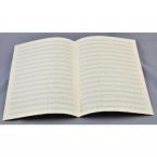 Notenpapier Din A4 hoch (21x29,7) 16 Systeme 