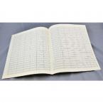 Notenpapier Quart-Format hoch (27x34) 22 Systeme mit Taktstrichen 
