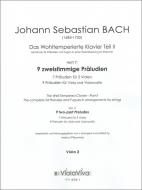 Wohltemperiertes Klavier Part 2, Vol. 7: Two-part Preludes 