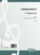 Fifth organ sonata in D major op.30 
