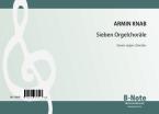7 chorale preludes for organ 
