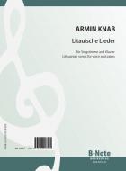 Lithuanian songs for voice and piano 