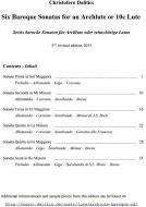 6 Baroque Sonatas 