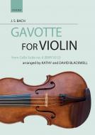 Gavotte: from Cello Suite No. 6, BWV 1012 