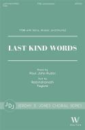 Last Kind Words 