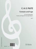Organ fantasy and fugue op. 8 