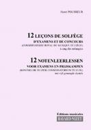 12 leçons de solfège de concours - Chant 5 clés 