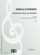 Variations an a recitative op. 40 