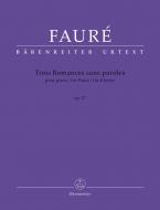 3 Romances sin palabras op. 17 N 52 Standard