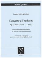 Concerto all'unisono op. 2 Nr. 6 D major 