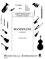 Fingering Table for Mandolin 