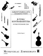 Fingering Table for Tuba in B, double bass; 3-4 valves Standard