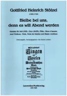 Bleibe bei uns, denn es will Abend werden 