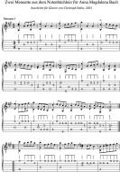 2 Menuets from the Notebook for Anna Magdalena Bach 