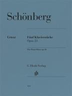 5 Piano Pieces op. 23 