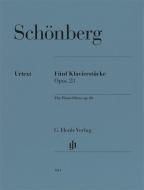 5 Piano Pieces op. 23 