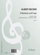 Prelude and fugue in a minor op.21 for organ 