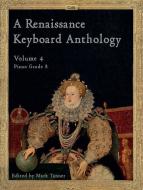 A Renaissance Keyboard Anthology 4 Standard